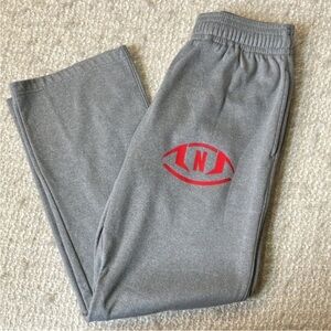🏈 BAW ATHLETIC WEAR SIZE SMALL GRAY NEBRASKA FOOTBALL SWEATPANTS
